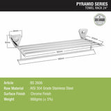 Pyramid 304-Grade Towel Rack  (24 Inches) - LIPKA