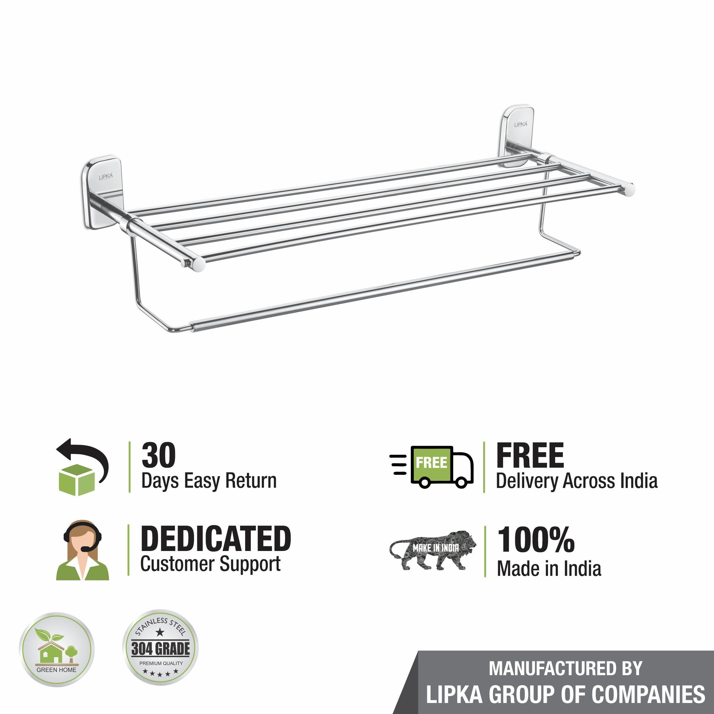 Rose Towel Rack 304-SS (24 Inches) - LIPKA - Lipka Home