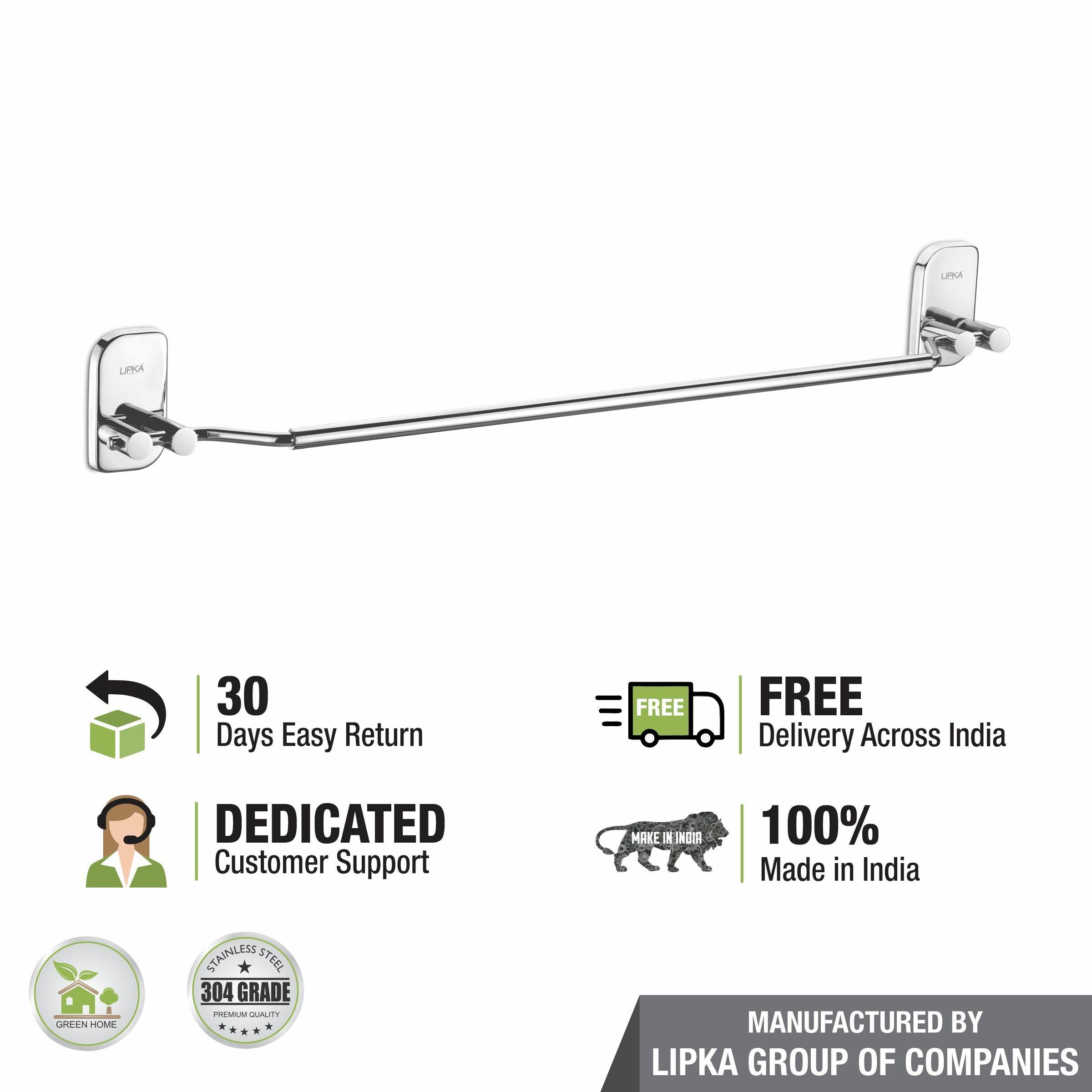 Rose Towel Rod 304-SS (24 Inches) - LIPKA - Lipka Home