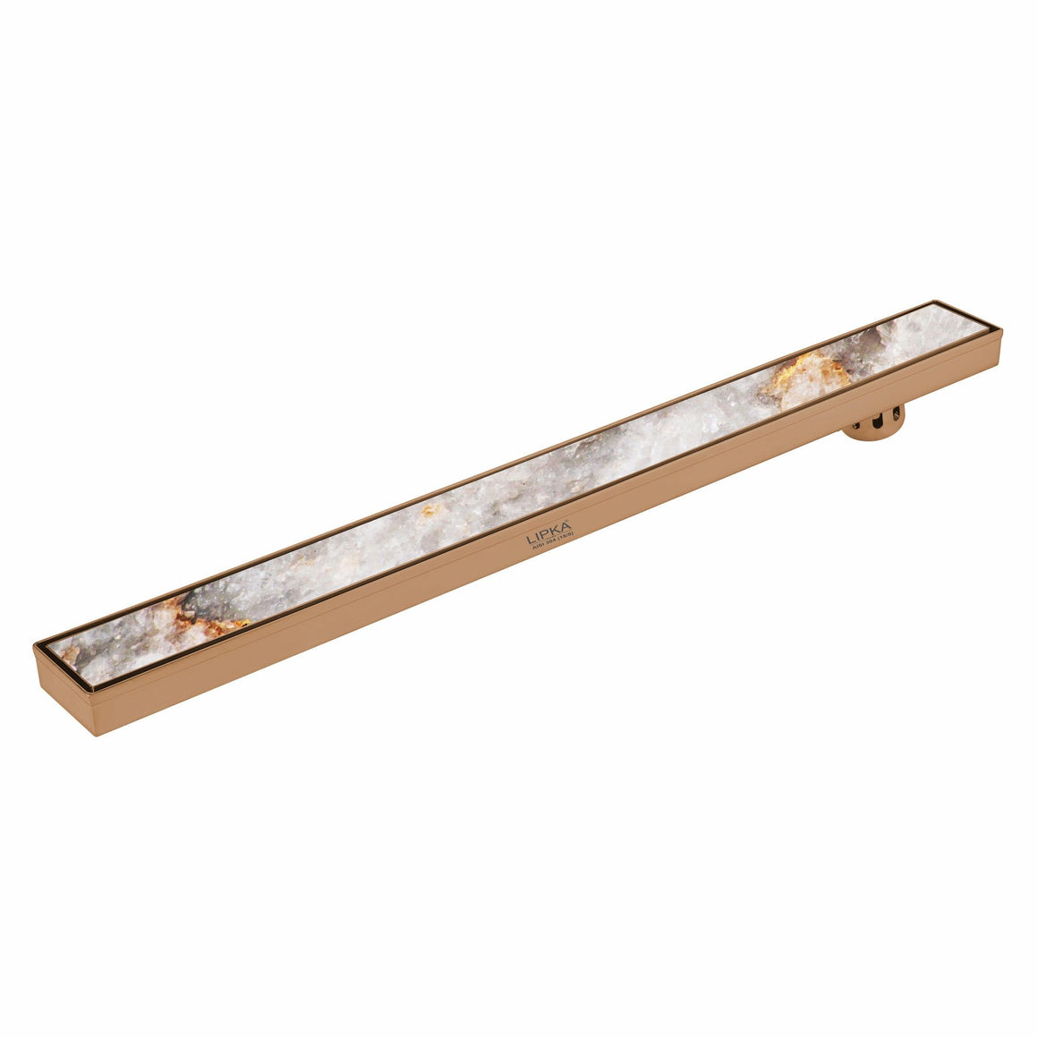 Tile Insert Shower Drain Channel - Antique Copper (48 x 3 Inches) - LI ...