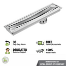 Wave Shower Drain Channel (48 x 5 Inches) - LIPKA - Lipka Home