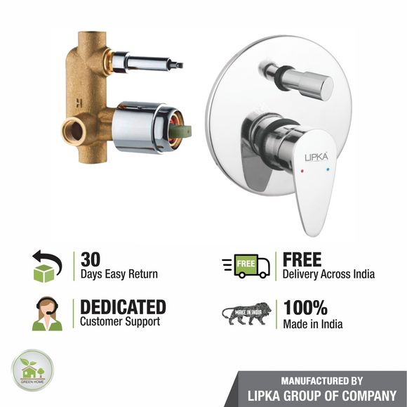 Virgo Diverter Upper Part (Compatible with 2-Inlet High Flow & 3 Inlet Diverter Body) - LIPKA - Lipka Home