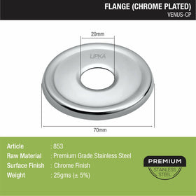 Venus Flange (Chrome Plated) Pack of 10 - LIPKA - Lipka Home