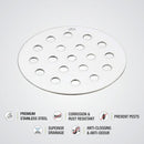 Plain Round Jali Floor Drain (4 inches) - LIPKA - Lipka Home