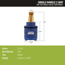 Ceramic Cartridge (25mm) - by LIPKA - Lipka Home