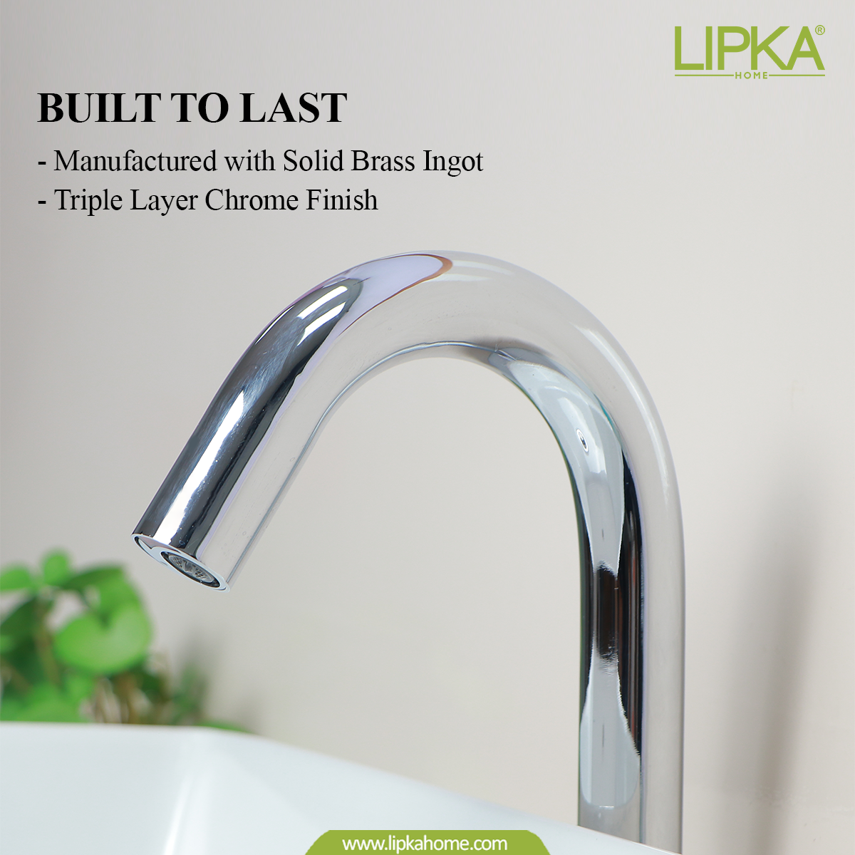 sensor faucet chrome plated