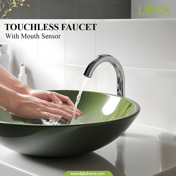 Touchless Brass Faucet (Motion Sensor at the Mouth) - LIPKA - Lipka Home