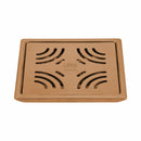 Purple Exclusive Square Floor Drain in Antique Copper PVD Coating (5 x 5 Inches) - LIPKA - Lipka Home