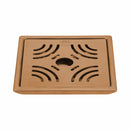 Purple Exclusive Square Floor Drain in Antique Copper PVD Coating (6 x 6 Inches) with Hole - LIPKA - Lipka Home