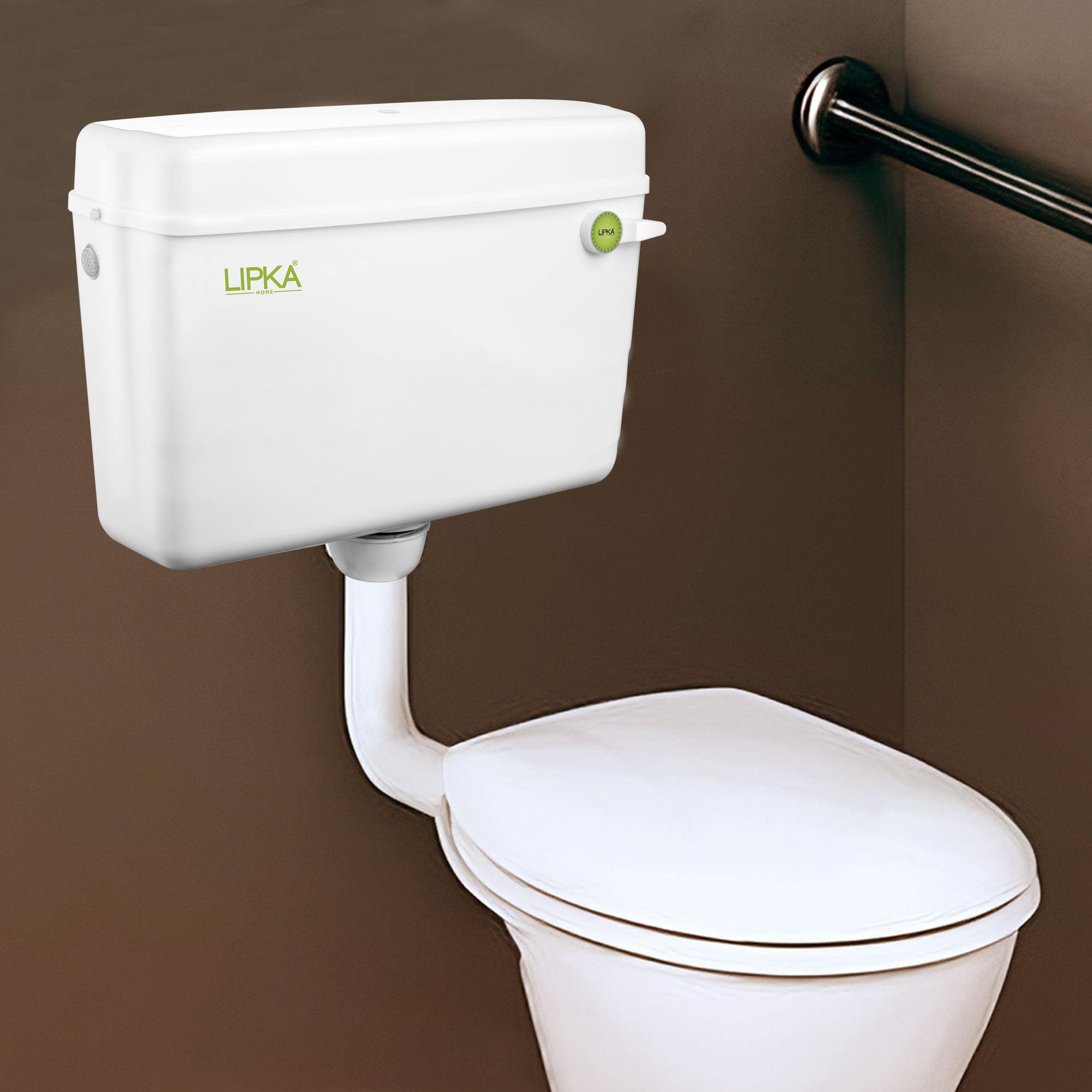 Round Flushing Cistern/ Flush Tank (White) - LIPKA - Lipka Home