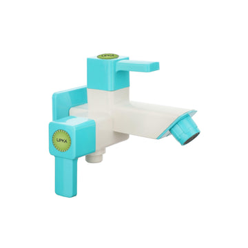 Aura Two Way Bib Tap PTMT Faucet (Double Handle) - LIPKA - Lipka Home