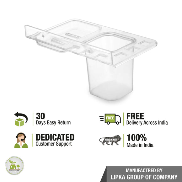 3-in-1 Shelf Tray (Tumbler, Toothbrush Holder & Soap Dish) - LIPKA - Lipka Home