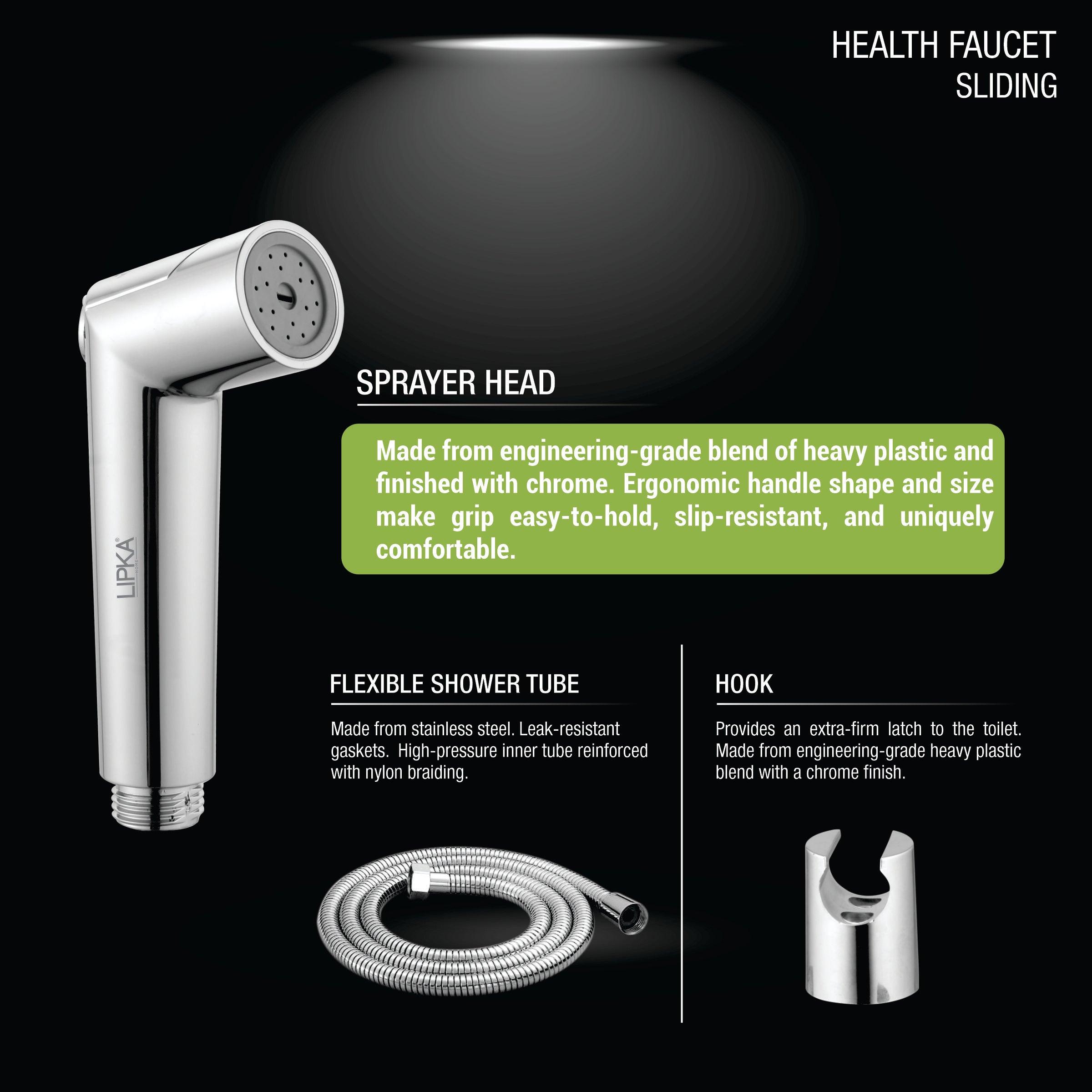 Sliding Health Faucet (Complete Set) product description