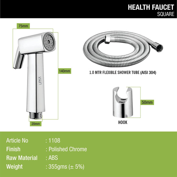 Square Health Faucet (Complete Set) - LIPKA - Lipka Home