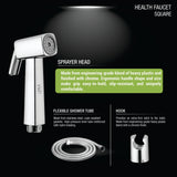 Square Health Faucet (Complete Set) product description
