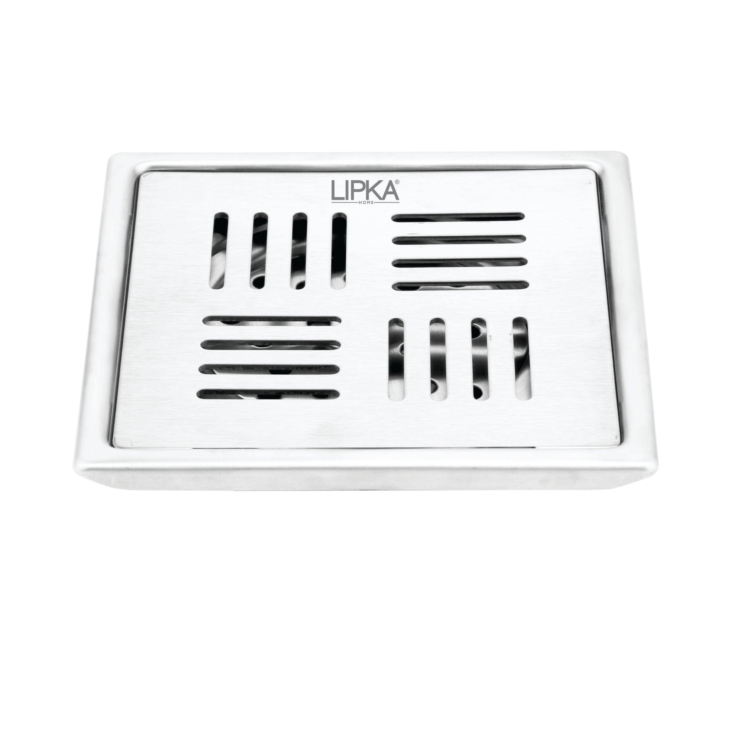 Alpha Deluxe Square Floor Drain (5 x 5 Inches)