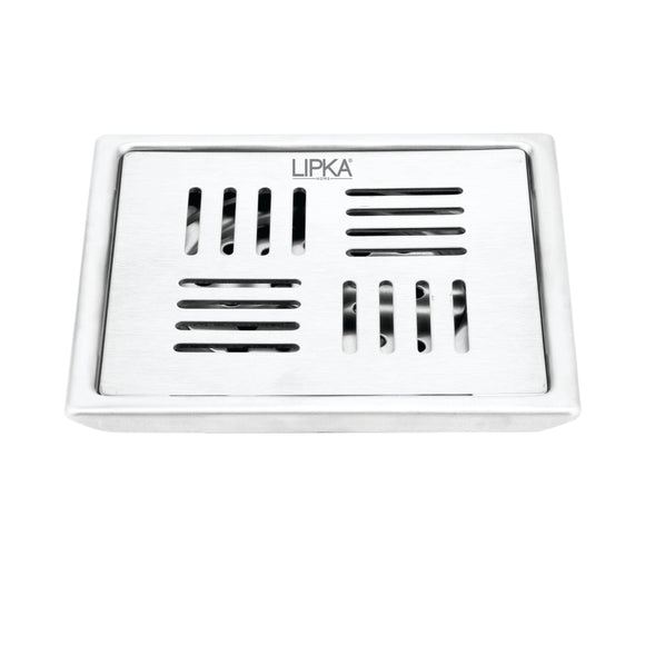 Alpha Deluxe Square Floor Drain (5 x 5 Inches) - LIPKA - Lipka Home