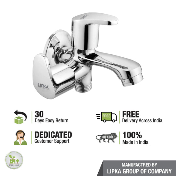 Apple Two Way Bib Tap Faucet (Double Handle) - LIPKA - Lipka Home