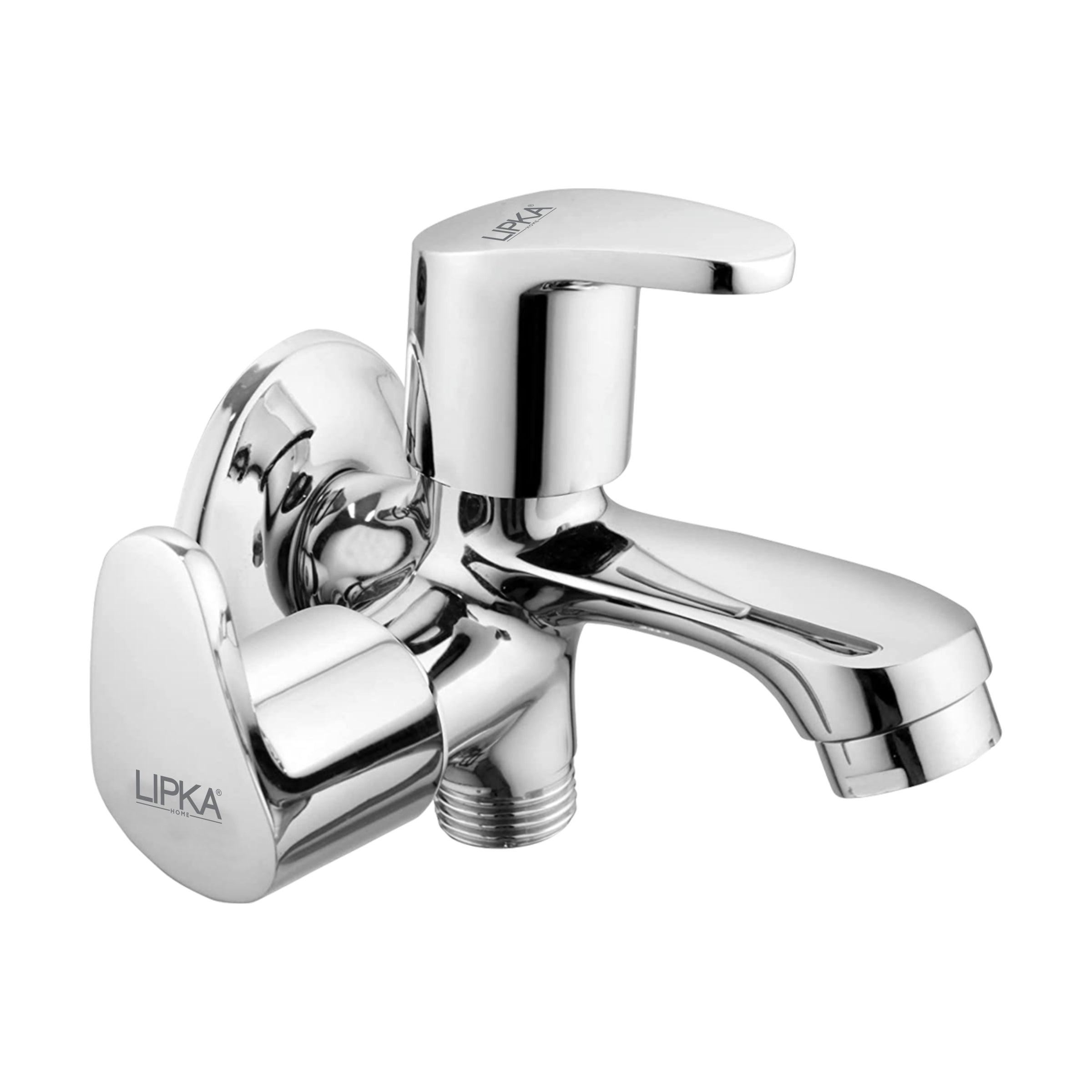 Apple Bib Tap Two Way Double Handle Brass Faucet