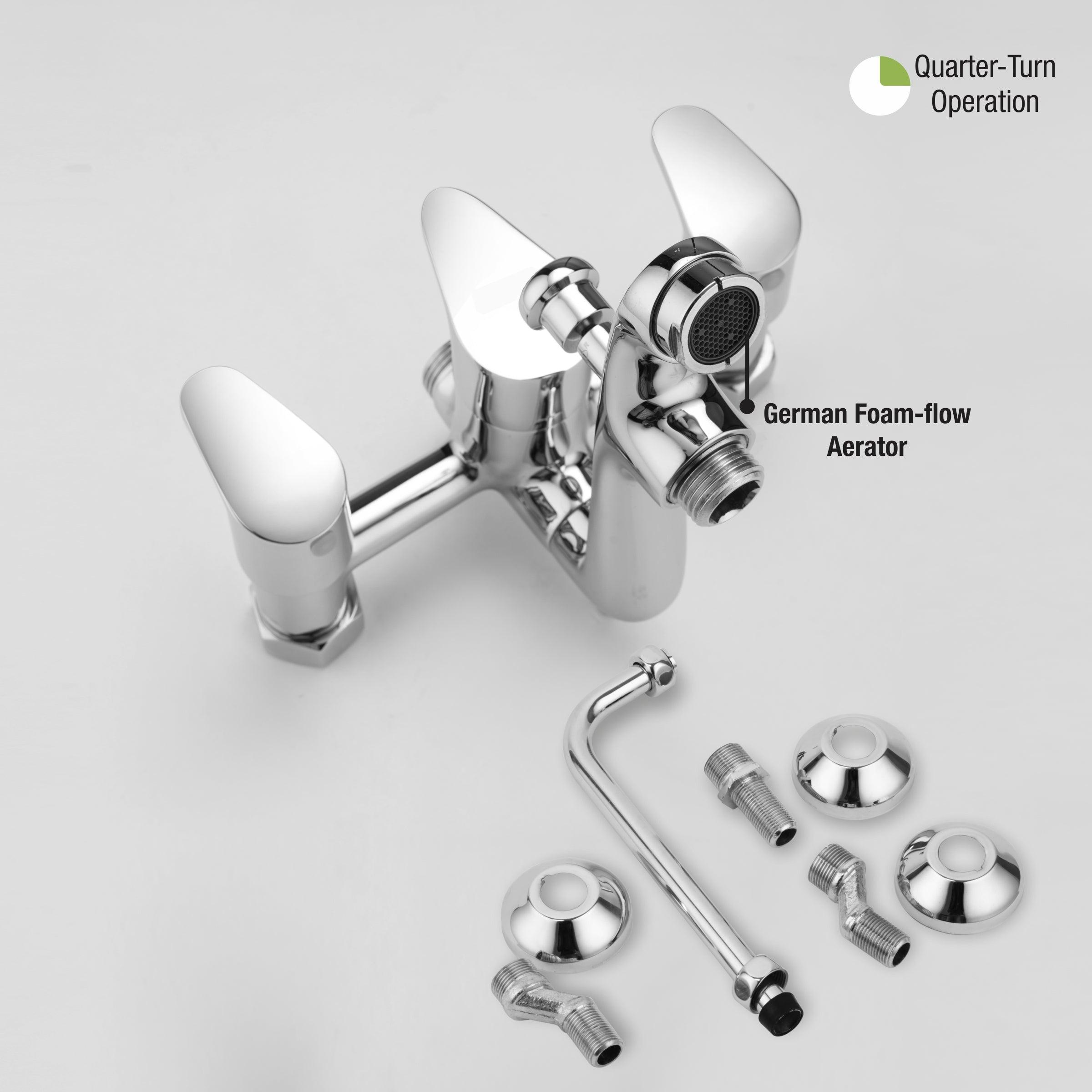 Apple Wall Mixer 3 in 1 Faucet with german foam flow aerator