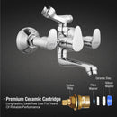 Apple Telephonic Wall Mixer Brass Faucet with Crutch - LIPKA - Lipka Home