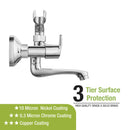 Apple Telephonic Wall Mixer Brass Faucet with Crutch - LIPKA - Lipka Home