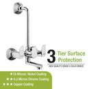 Arise Wall Mixer Brass Faucet with L Bend - LIPKA - Lipka Home