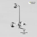 Arise Wall Mixer Brass Faucet with L Bend - LIPKA - Lipka Home