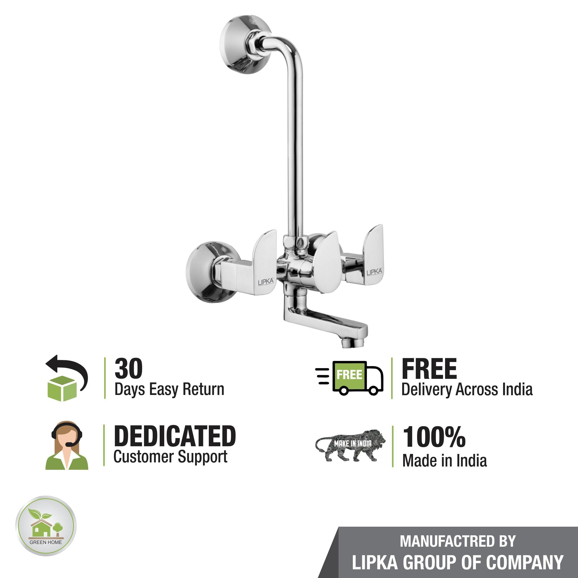 Arise Wall Mixer with L Bend Faucet free delivery