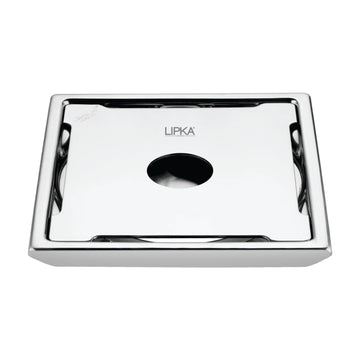 Beta Deluxe Square Floor Drain (6 x 6 Inches) with Hole - LIPKA - Lipka Home