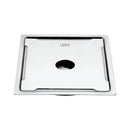 Beta Deluxe Square Flat Cut Floor Drain (6 x 6 Inches) with Hole - LIPKA - Lipka Home