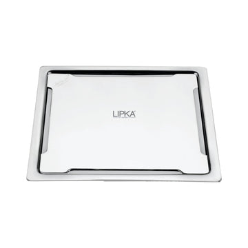 Beta Deluxe Square Flat Cut Floor Drain (6 x 6 Inches) - LIPKA - Lipka Home