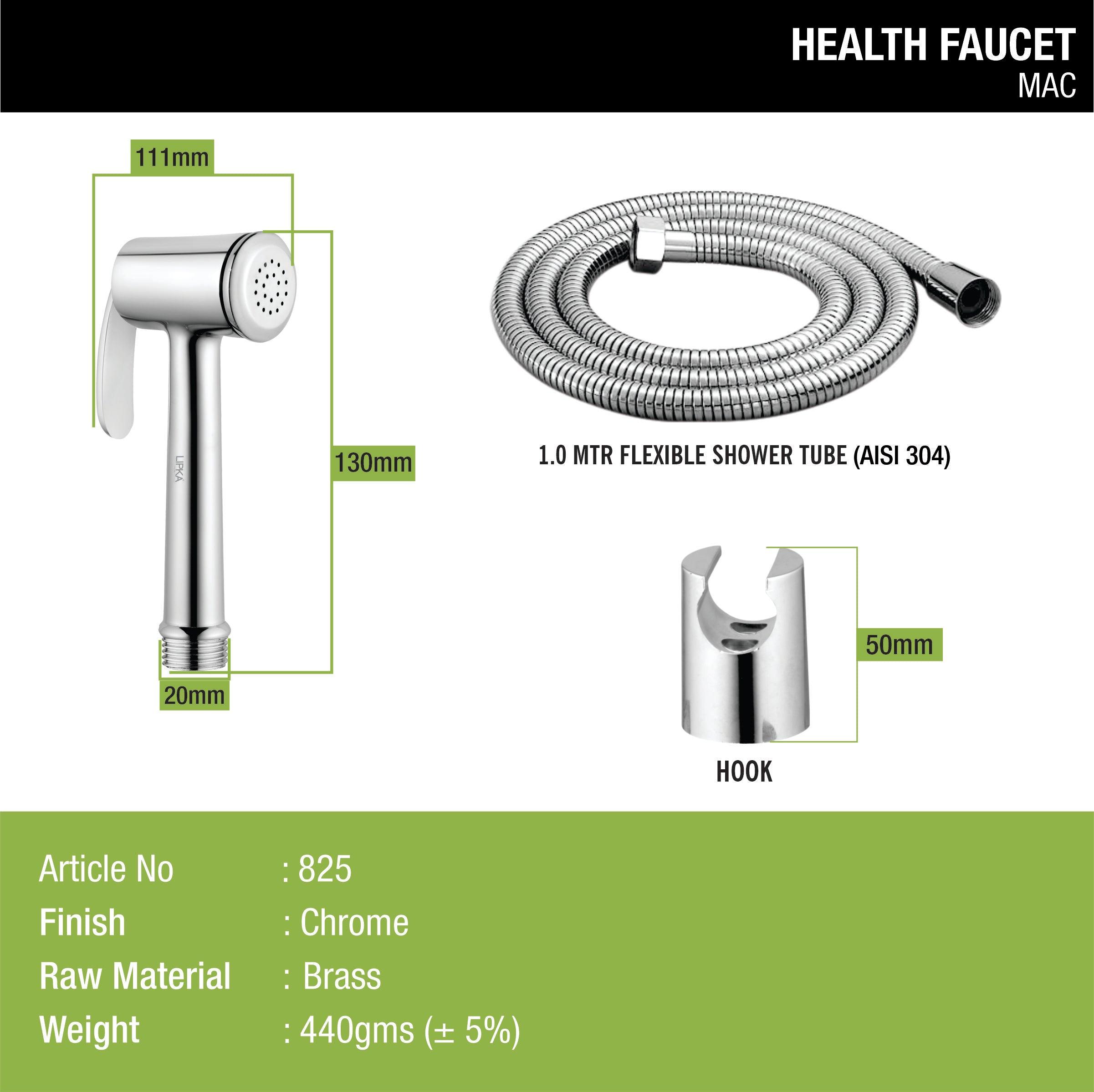 Mac Brass Health Faucet (Complete Set) accessories