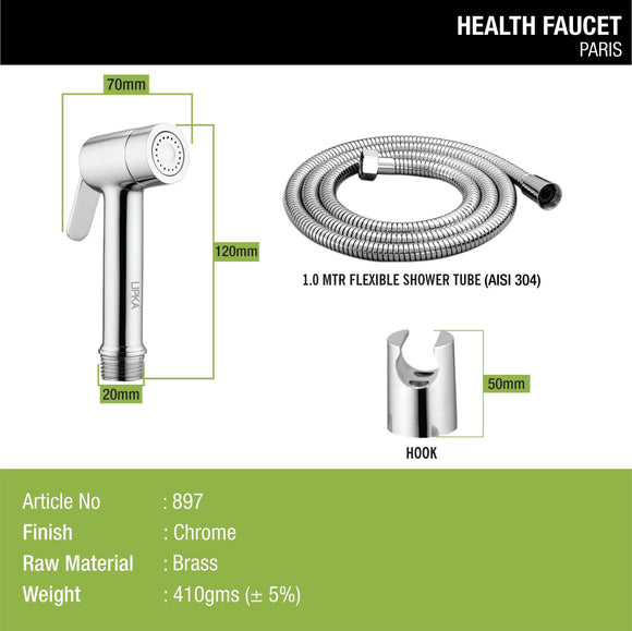 Paris Brass Health Faucet (Complete Set) - LIPKA - Lipka Home