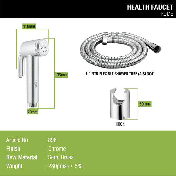 Rome Brass Health Faucet (Complete Set) - LIPKA - Lipka Home