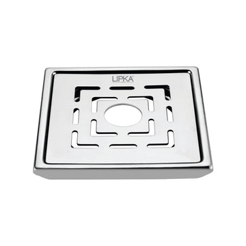 Charlie Deluxe Square Floor Drain (5 x 5) with Hole - LIPKA - Lipka Home
