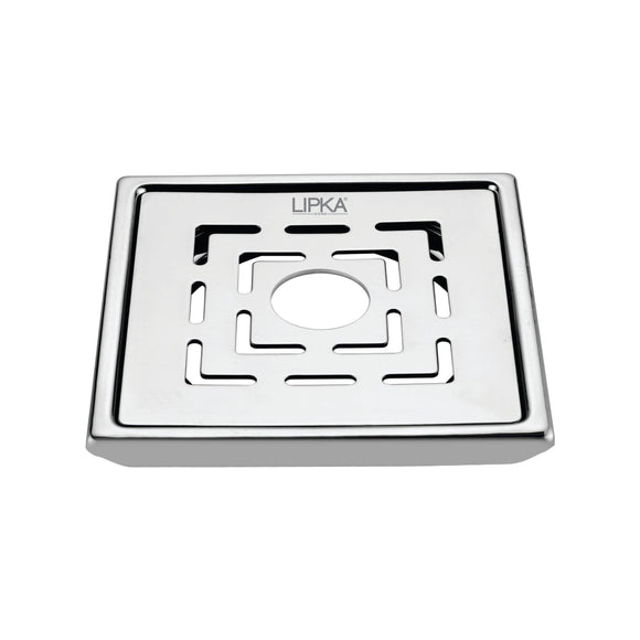 Charlie Deluxe Square Floor Drain (5 x 5) with Hole - LIPKA - Lipka Home