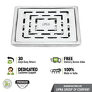 Charlie Deluxe Square Floor Drain (6 x 6 Inches) - LIPKA - Lipka Home