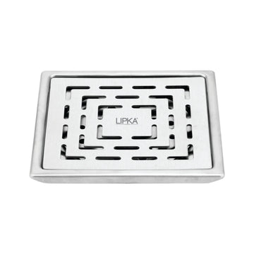 Charlie Deluxe Square Floor Drain (6 x 6 Inches) - LIPKA - Lipka Home