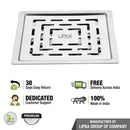 Charlie Deluxe Square Flat Cut Floor Drain (6 x 6) - LIPKA - Lipka Home