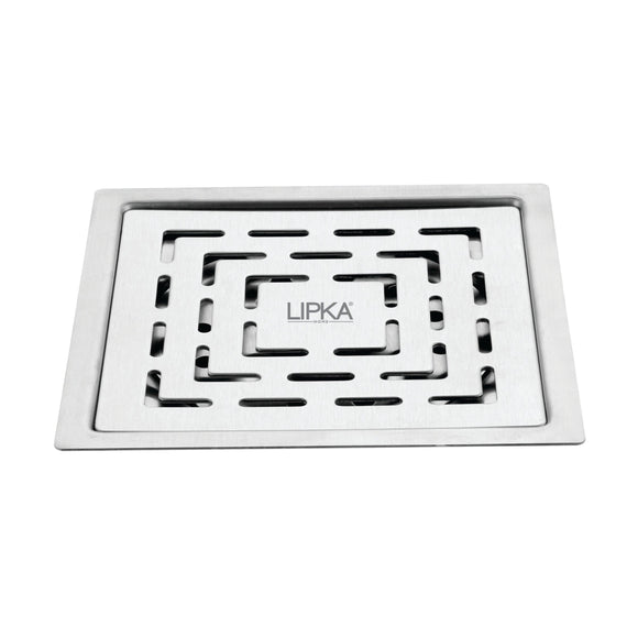 Charlie Deluxe Square Flat Cut Floor Drain (6 x 6) - LIPKA - Lipka Home