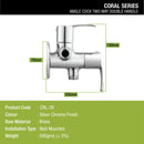 Coral Angle Valve Two Way Double Handle Brass Faucet - LIPKA - Lipka Home