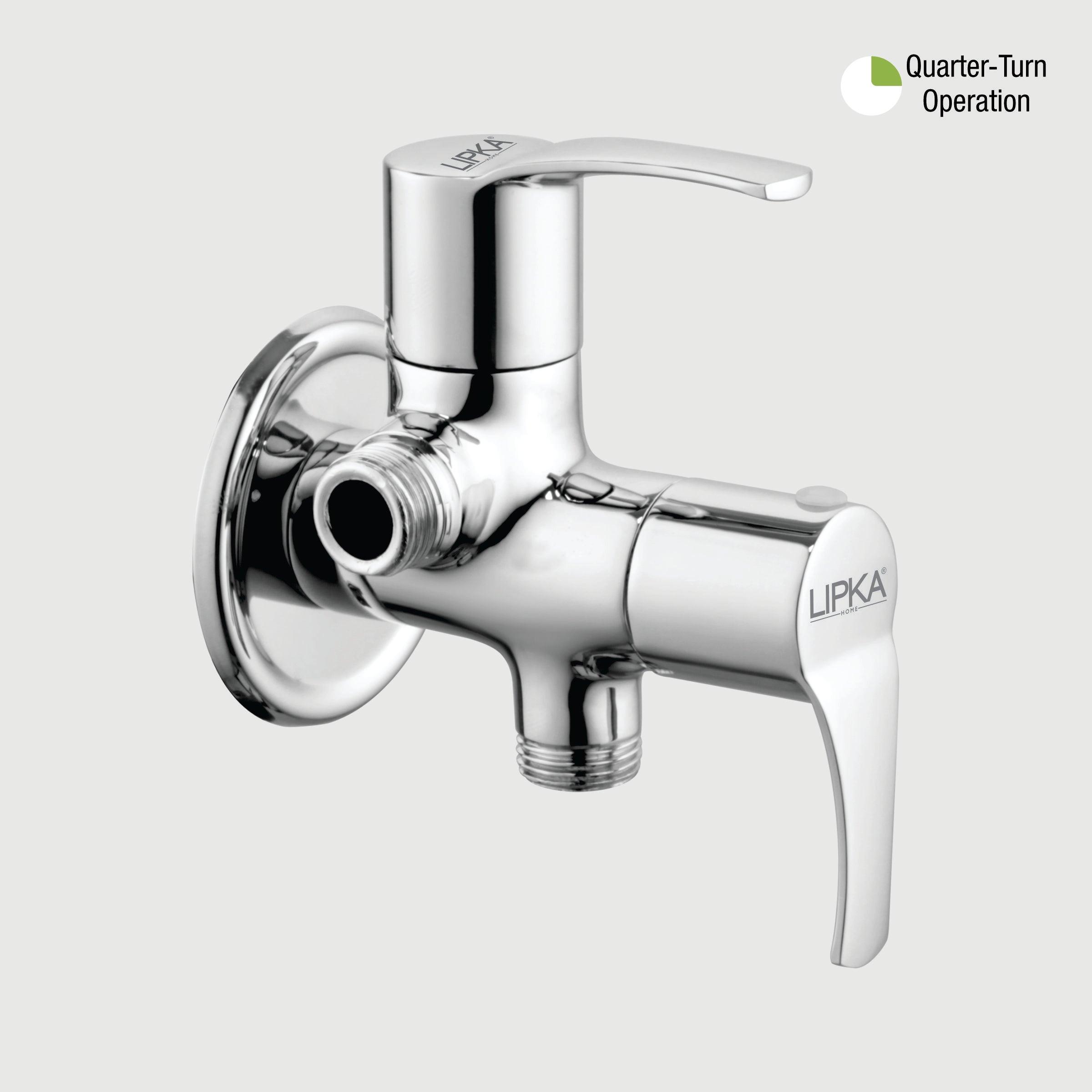 Coral Angle Valve Two Way Double Handle Brass Faucet - LIPKA - Lipka Home