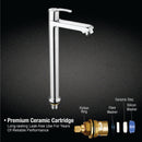 Coral Pillar Tap Tall Body Brass Faucet- LIPKA - Lipka Home
