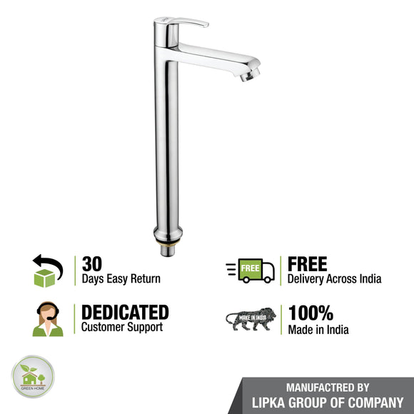 Coral Pillar Tap Tall Body Brass Faucet- LIPKA - Lipka Home