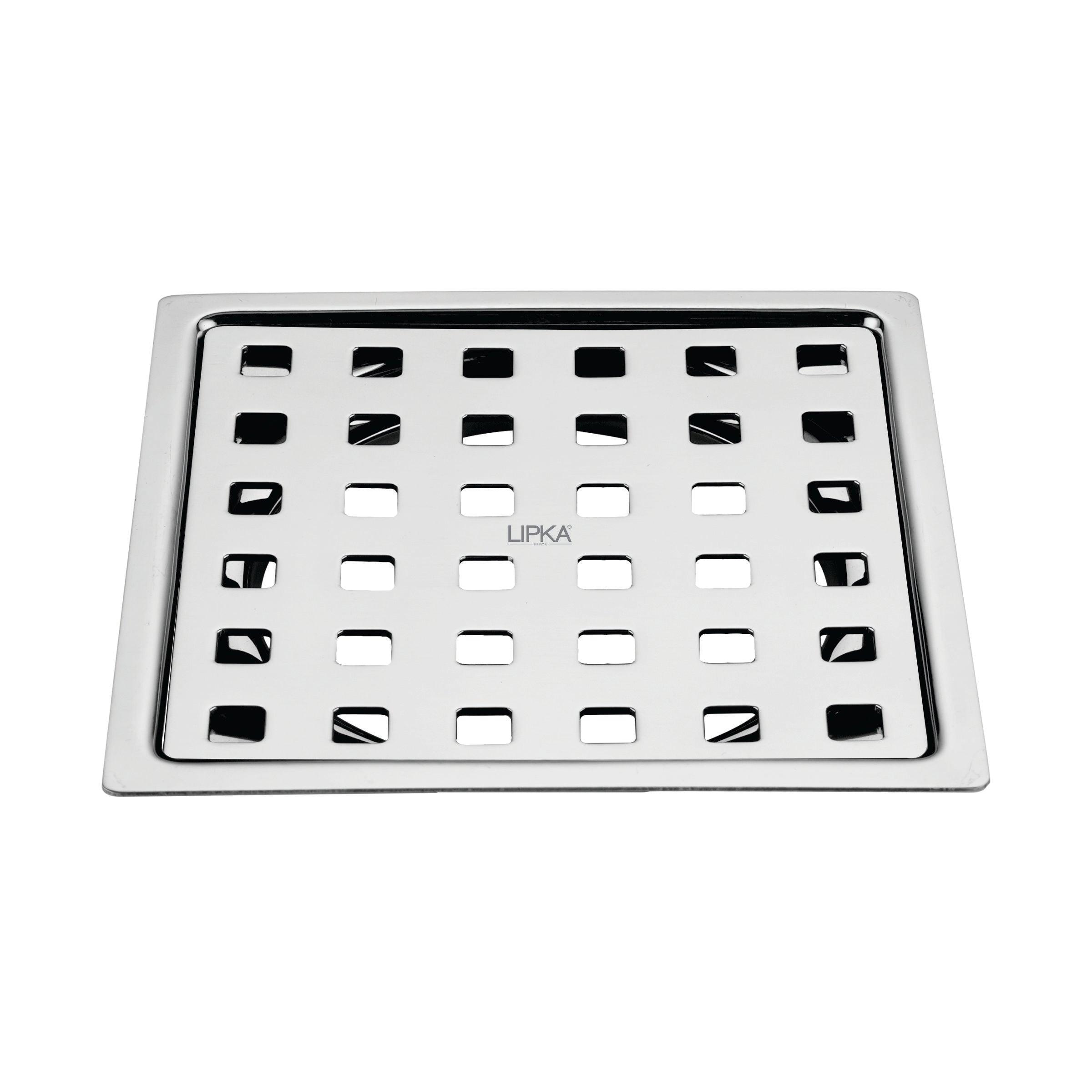 Delta Deluxe Square Flat Cut Floor Drain (6 x 6 Inches)