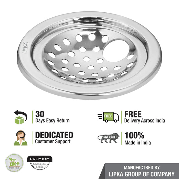 EON Round Floor Drain with Hole (5 inches) - LIPKA - Lipka Home