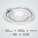 Eon Round Floor Drain with Classic Jali and Hinge (5 inches) - LIPKA - Lipka Home