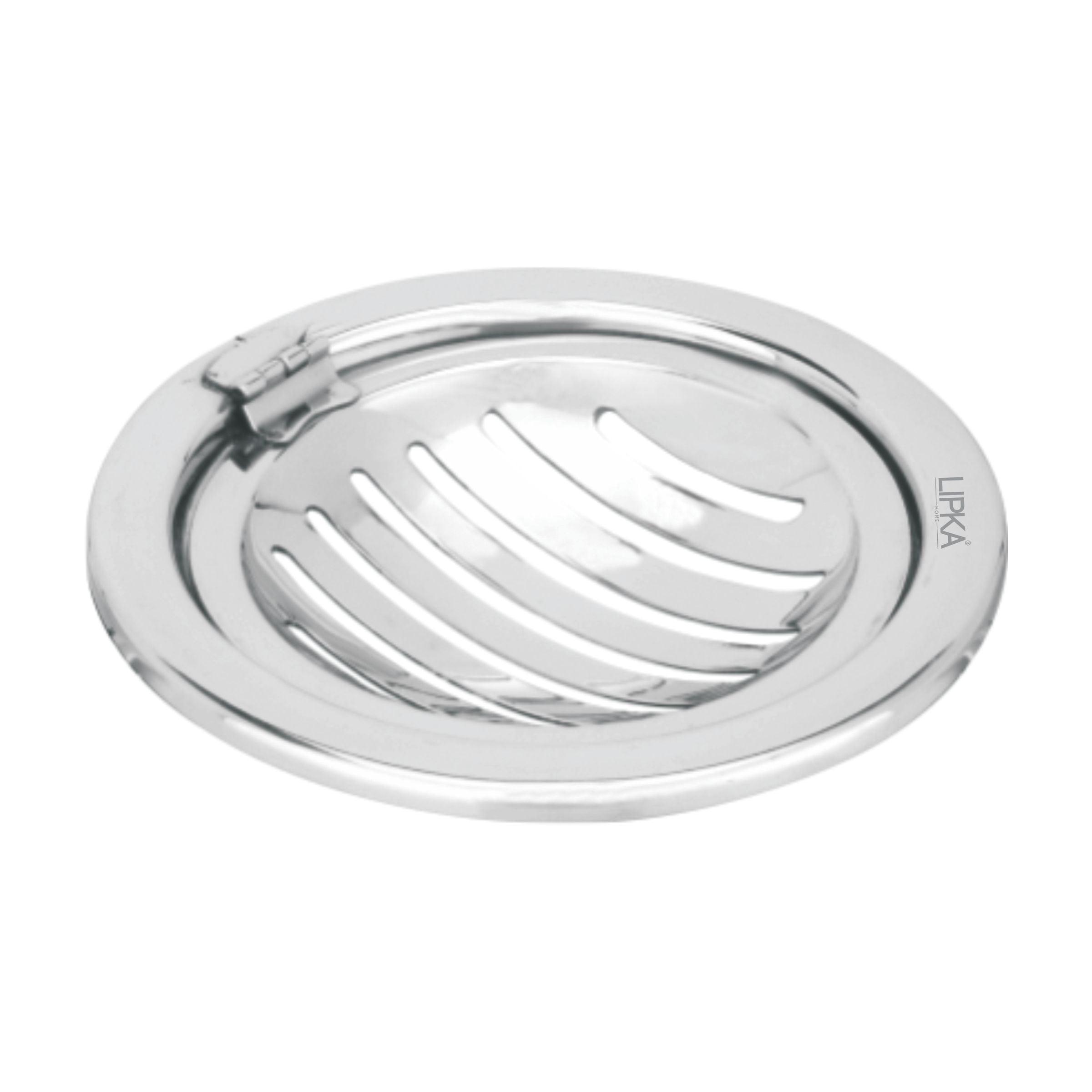 Eon Round Floor Drain with Classic Jali and Hinge (5 inches)