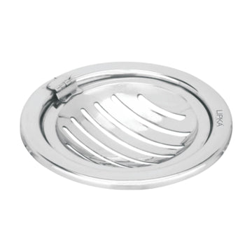 Eon Round Floor Drain with Classic Jali and Hinge (5 inches) - LIPKA - Lipka Home